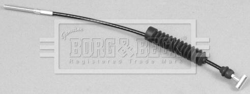 Borg & Beck BKB2645 - Тросик, cтояночный тормоз autodif.ru