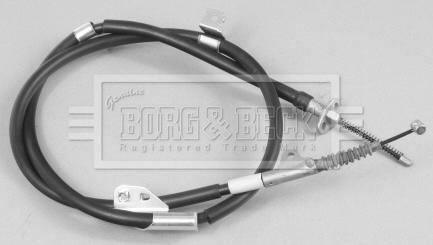 Borg & Beck BKB2120 - Тросик, cтояночный тормоз autodif.ru