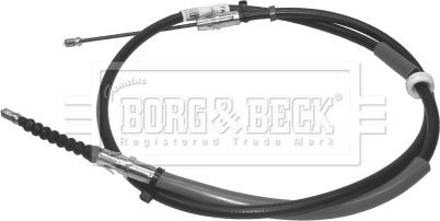 Borg & Beck BKB2898 - Тросик, cтояночный тормоз autodif.ru