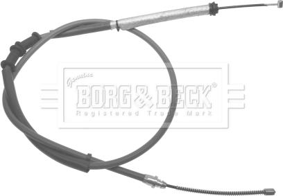 Borg & Beck BKB2859 - Тросик, cтояночный тормоз autodif.ru