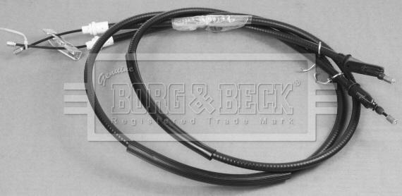 Borg & Beck BKB2867 - Тросик, cтояночный тормоз autodif.ru
