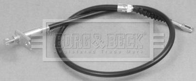 Borg & Beck BKB2834 - Тросик, cтояночный тормоз autodif.ru