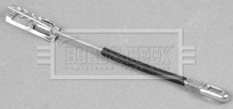 Borg & Beck BKB2777 - Тросик, cтояночный тормоз autodif.ru