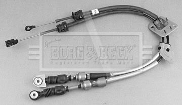 Borg & Beck BKG1034 - Трос, наконечник, ступенчатая коробка передач autodif.ru