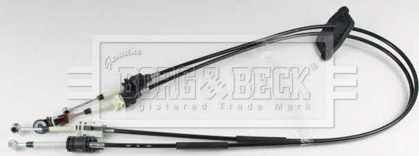 Borg & Beck BKG1206 - Трос, наконечник, ступенчатая коробка передач autodif.ru