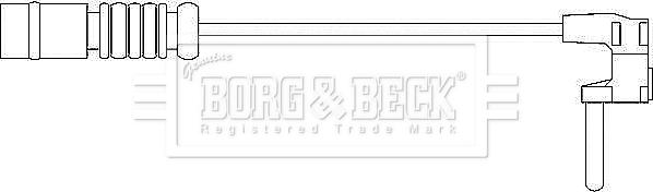 Borg & Beck BWL3002 - Сигнализатор, износ тормозных колодок autodif.ru