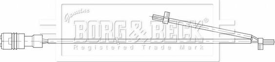 Borg & Beck BWL3204 - Сигнализатор, износ тормозных колодок autodif.ru