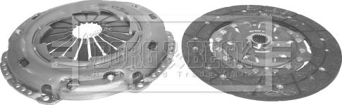 Borg & Beck HK2002 - Комплект сцепления autodif.ru
