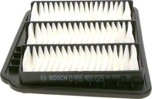 BOSCH 0 986 4B0 029 - Воздушный фильтр, двигатель autodif.ru