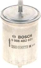 BOSCH 0 986 4B2 031 - Топливный фильтр autodif.ru