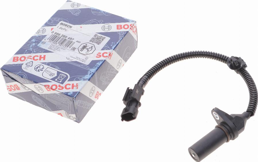 BOSCH 0 986 280 497 - Датчик импульсов, коленвал autodif.ru