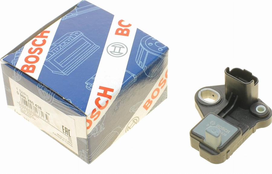 BOSCH 0 986 280 438 - Датчик импульсов, коленвал autodif.ru