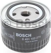 BOSCH 0 451 103 274 - Масляный фильтр autodif.ru