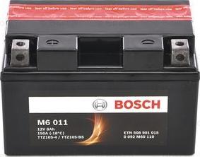 BOSCH 0 092 M60 110 - Стартерная аккумуляторная батарея, АКБ autodif.ru