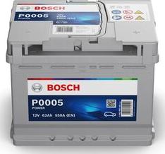 BOSCH 0 092 P00 050 - Стартерная аккумуляторная батарея, АКБ autodif.ru