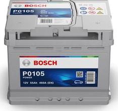 BOSCH 0 092 P01 050 - Стартерная аккумуляторная батарея, АКБ autodif.ru
