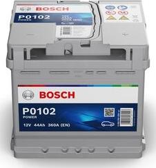 BOSCH 0 092 P01 020 - Стартерная аккумуляторная батарея, АКБ autodif.ru