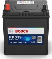 BOSCH 0 092 PP0 190 - Стартерная аккумуляторная батарея, АКБ autodif.ru