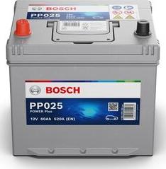 BOSCH 0 092 PP0 250 - Стартерная аккумуляторная батарея, АКБ autodif.ru