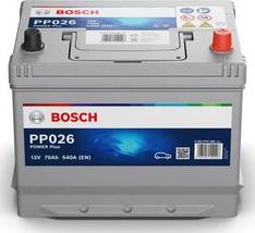 BOSCH 0 092 PP0 260 - Стартерная аккумуляторная батарея, АКБ autodif.ru