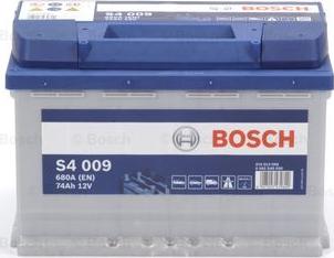 BOSCH 0 092 S40 090 - Стартерная аккумуляторная батарея, АКБ autodif.ru