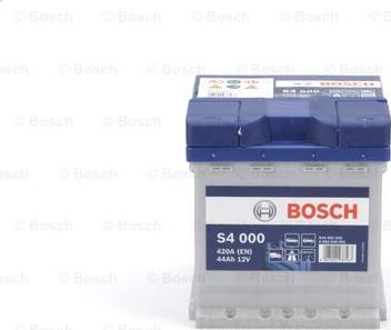 BOSCH 0 092 S40 001 - Стартерная аккумуляторная батарея, АКБ autodif.ru