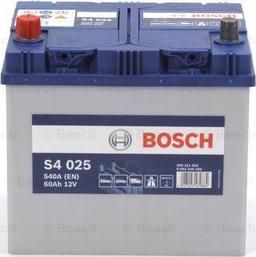 BOSCH 0 092 S40 250 - Стартерная аккумуляторная батарея, АКБ autodif.ru