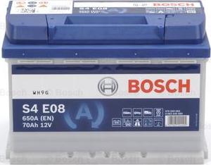 BOSCH 0 092 S4E 080 - Стартерная аккумуляторная батарея, АКБ autodif.ru
