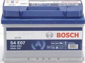 BOSCH 0 092 S4E 070 - Стартерная аккумуляторная батарея, АКБ autodif.ru