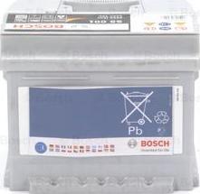 BOSCH 0 092 S50 010 - Аккумулятор BOSCH 520A Обратная полярность 52 А/ч 207x175x175 autodif.ru
