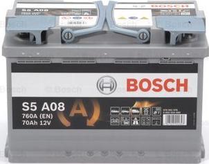BOSCH 0 092 S5A 080 - Стартерная аккумуляторная батарея, АКБ autodif.ru