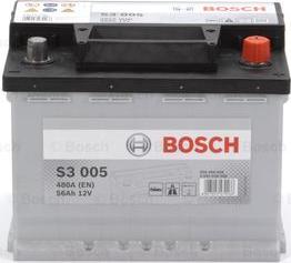 BOSCH 0 092 S30 050 - Аккумулятор BOSCH S3 12V 56AH 480A ETN 0(R+) B13 242x175x190mm 13.7kg autodif.ru