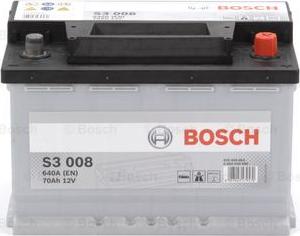 BOSCH 0 092 S30 080 - Стартерная аккумуляторная батарея, АКБ autodif.ru