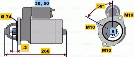 BOSCH 0 001 218 157 - Стартер autodif.ru