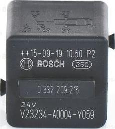 BOSCH 0 332 209 216 - Реле, звуковой сигнал autodif.ru