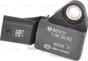 BOSCH 0 261 232 022 - Датчик, давление наддува autodif.ru