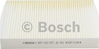 BOSCH 1 987 432 057 - Фильтр воздушный салона VW Polo AUDI A2 SEAT Ibiza SKODA Fabia BOSCH autodif.ru