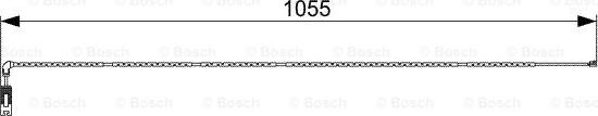 BOSCH 1 987 473 001 - Сигнализатор, износ тормозных колодок autodif.ru
