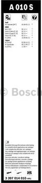 BOSCH 3 397 014 010 - Щетка стеклоочистителя BMW 4 (F32,F33,F36) 600/450мм комплект Aerotwin BOSCH autodif.ru