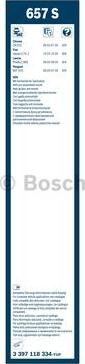 BOSCH 3 397 118 334 - Комплект щеток стеклоочистителя Twin со спойлером 650 650мм autodif.ru