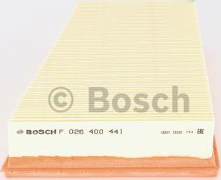 BOSCH F 026 400 441 - Воздушный фильтр, двигатель autodif.ru