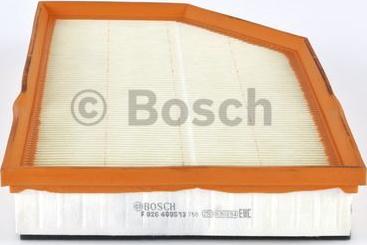 BOSCH F 026 400 513 - Воздушный фильтр, двигатель autodif.ru