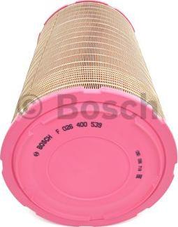 BOSCH F 026 400 539 - Воздушный фильтр, двигатель autodif.ru