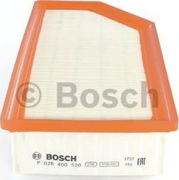 BOSCH F 026 400 520 - Воздушный фильтр, двигатель autodif.ru