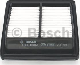 BOSCH F 026 400 054 - Воздушный фильтр, двигатель autodif.ru