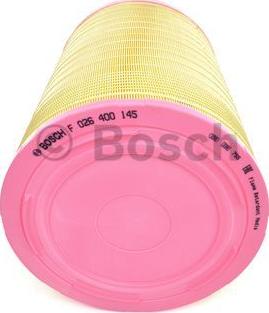 BOSCH F 026 400 145 - Воздушный фильтр, двигатель autodif.ru