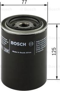 BOSCH F 026 400 392 - Воздушный фильтр, двигатель autodif.ru
