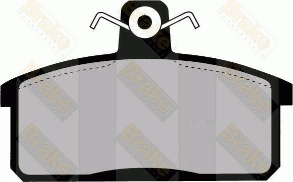 Brake Engineering PA1402 - Тормозные колодки, дисковые, комплект autodif.ru