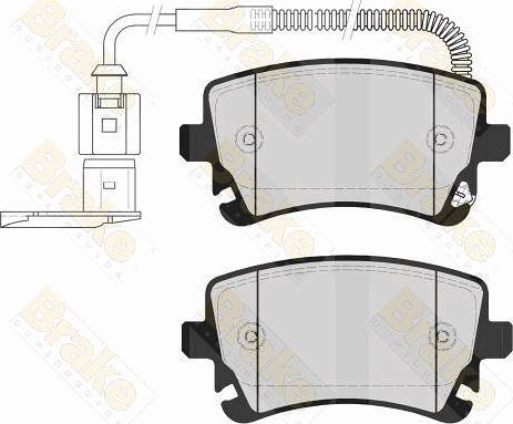 Dynamatrix DBP1408 - Тормозные колодки, дисковые, комплект autodif.ru