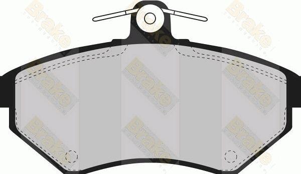 Brake Engineering PA1171 - Тормозные колодки, дисковые, комплект autodif.ru